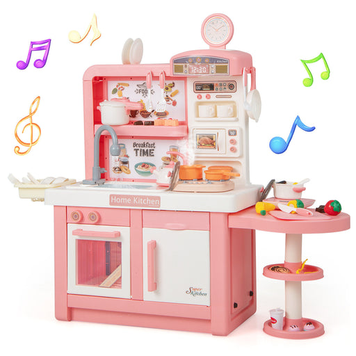 Children's Wooden play toy kitchen set for kids